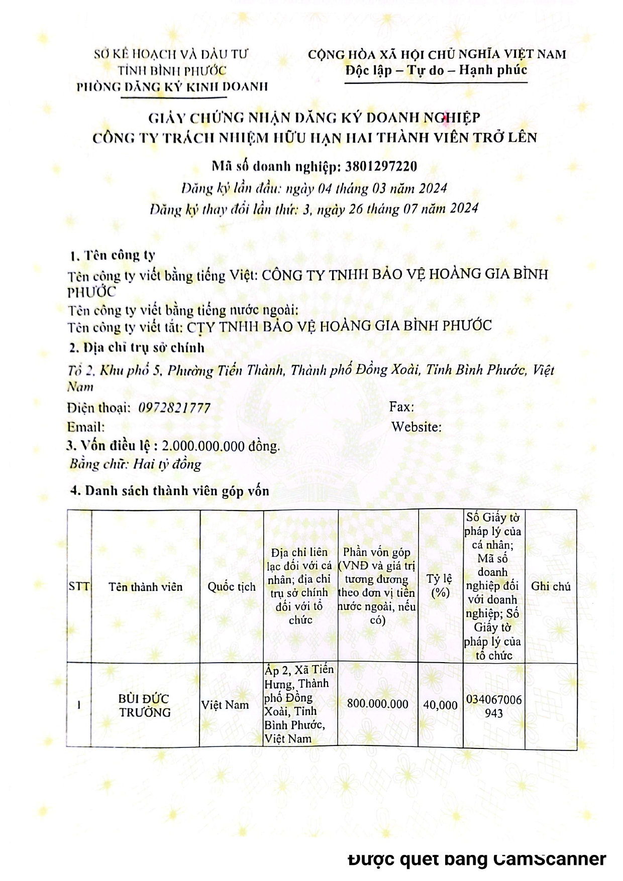 Giấy chứng nhận